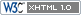 Valid XHTML 1.0 Transitional